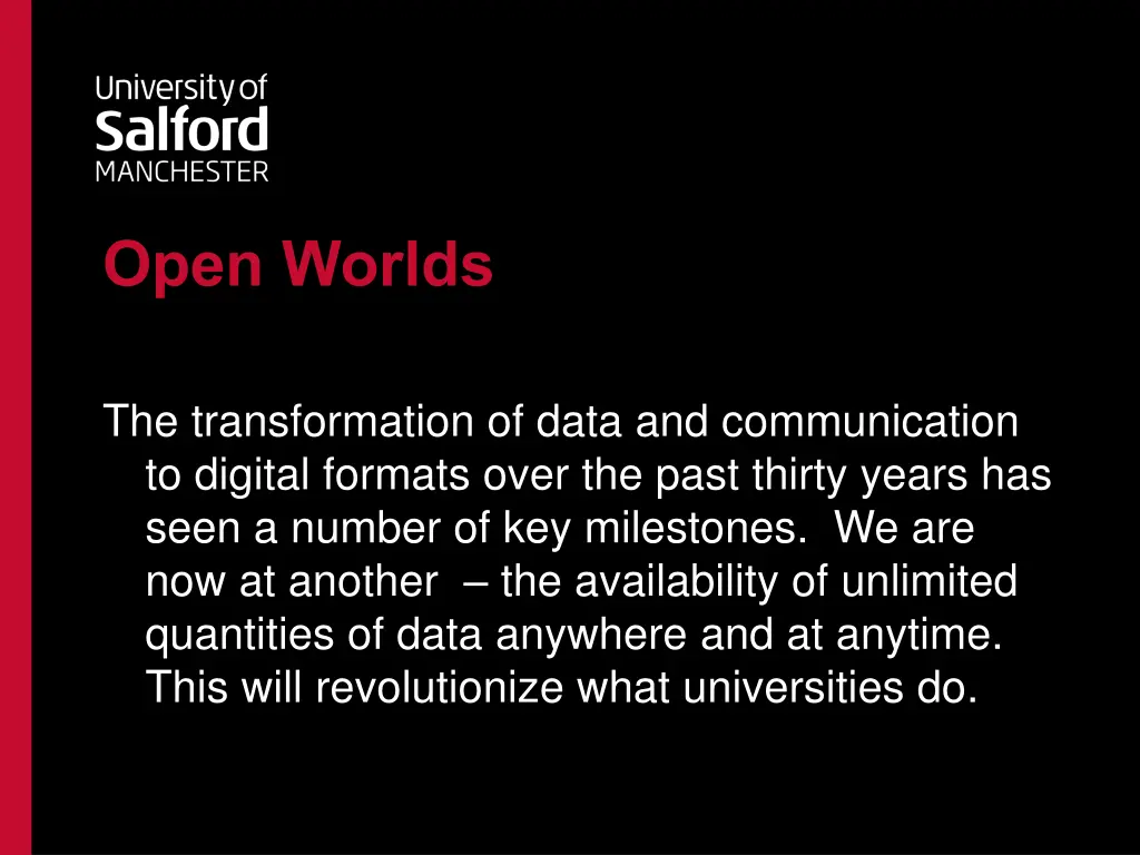open worlds