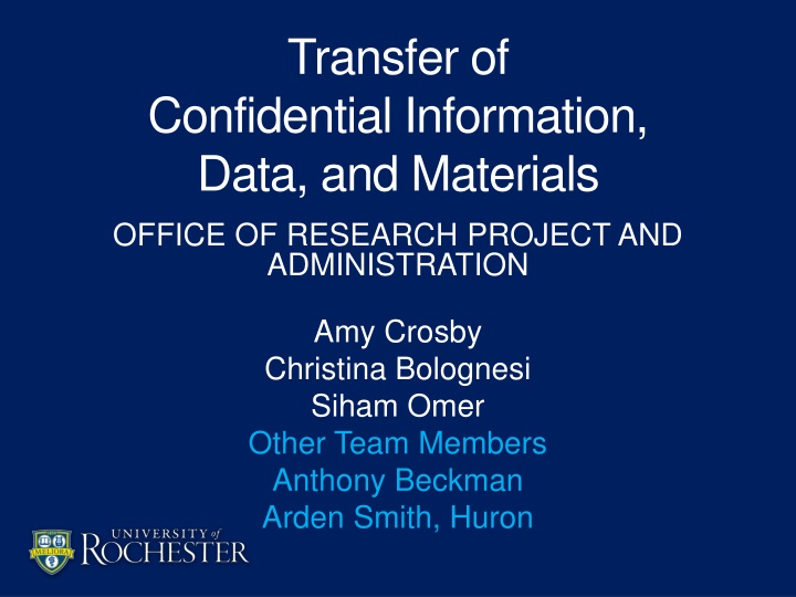 transfer of