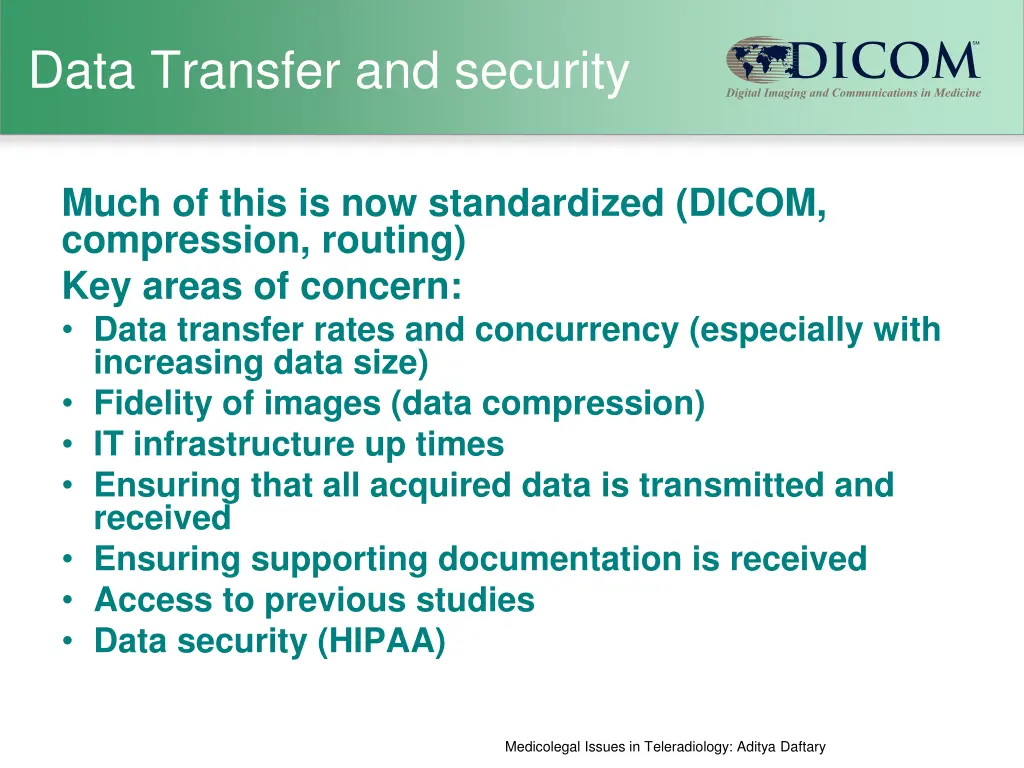 data transfer and security