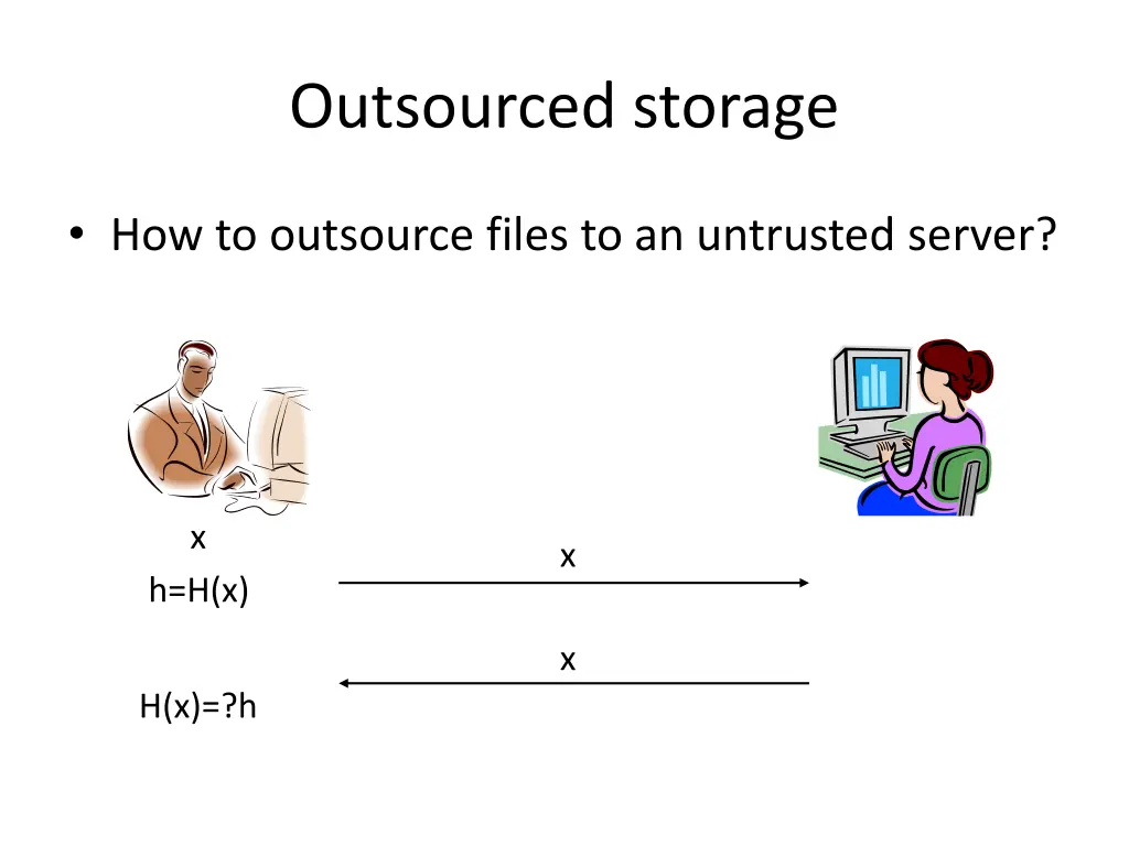outsourced storage