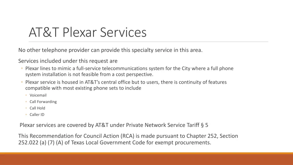 at t plexar services 1