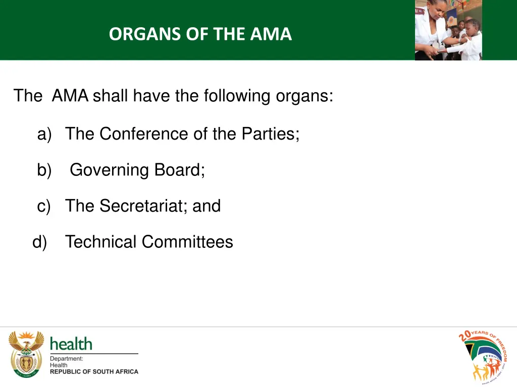 organs of the ama