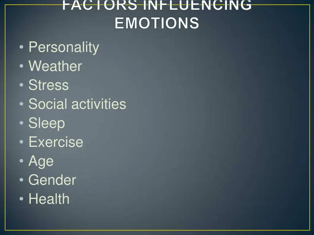 personality weather stress social activities