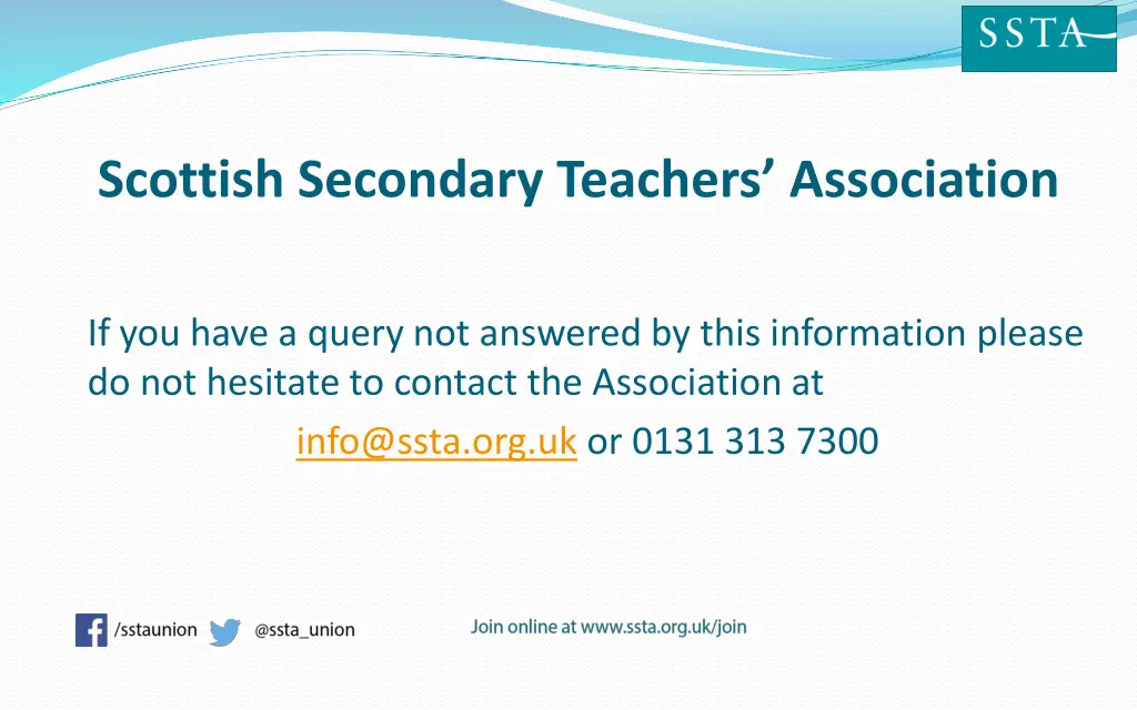 scottish secondary teachers association