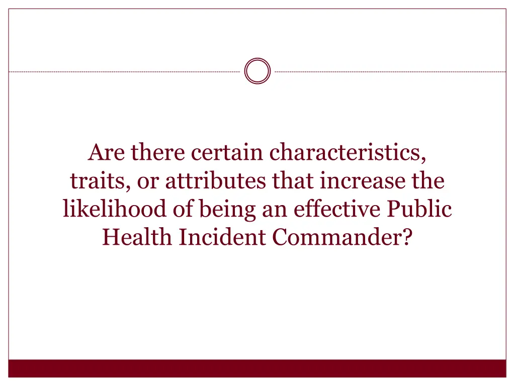 are there certain characteristics traits