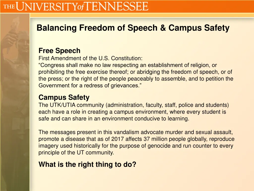 balancing freedom of speech campus safety 1