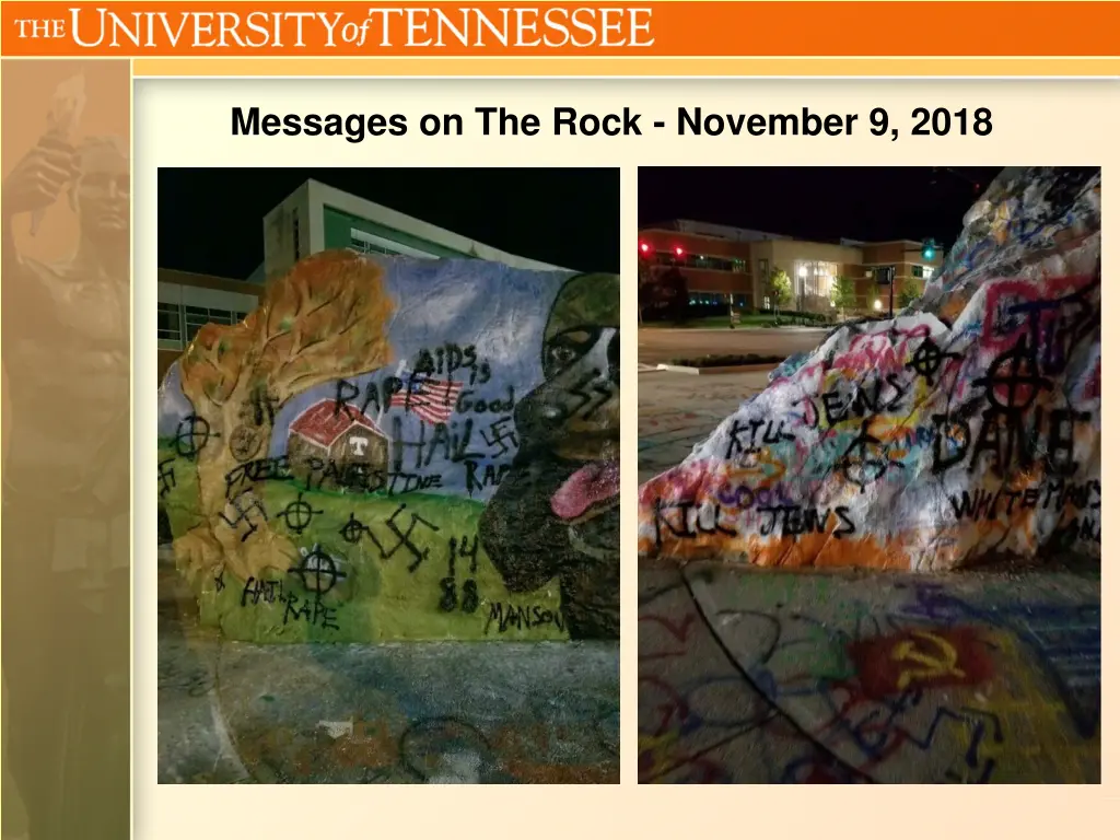 messages on the rock november 9 2018