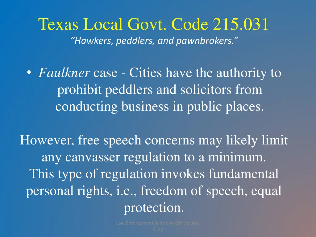 texas local govt code 215 031 hawkers peddlers