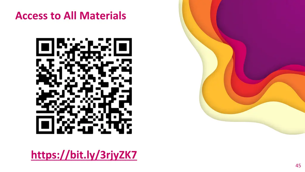 access to all materials