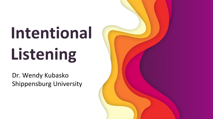 intentional listening