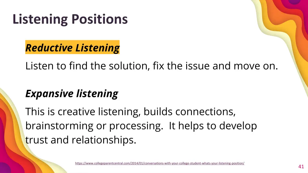 listening positions 2