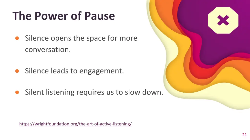 the power of pause