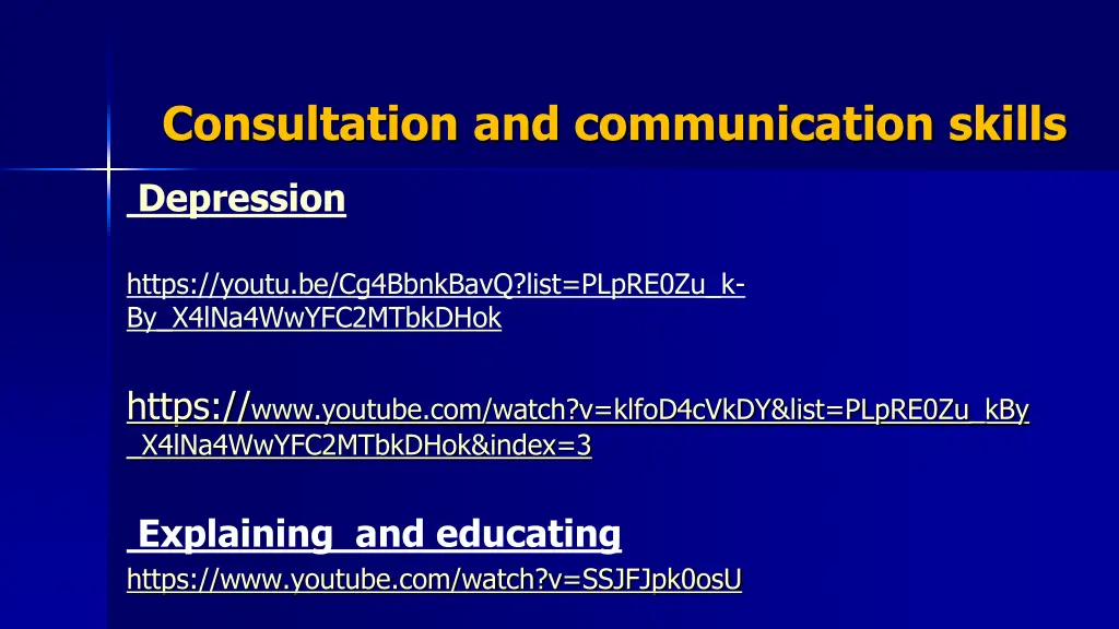 consultation and communication skills