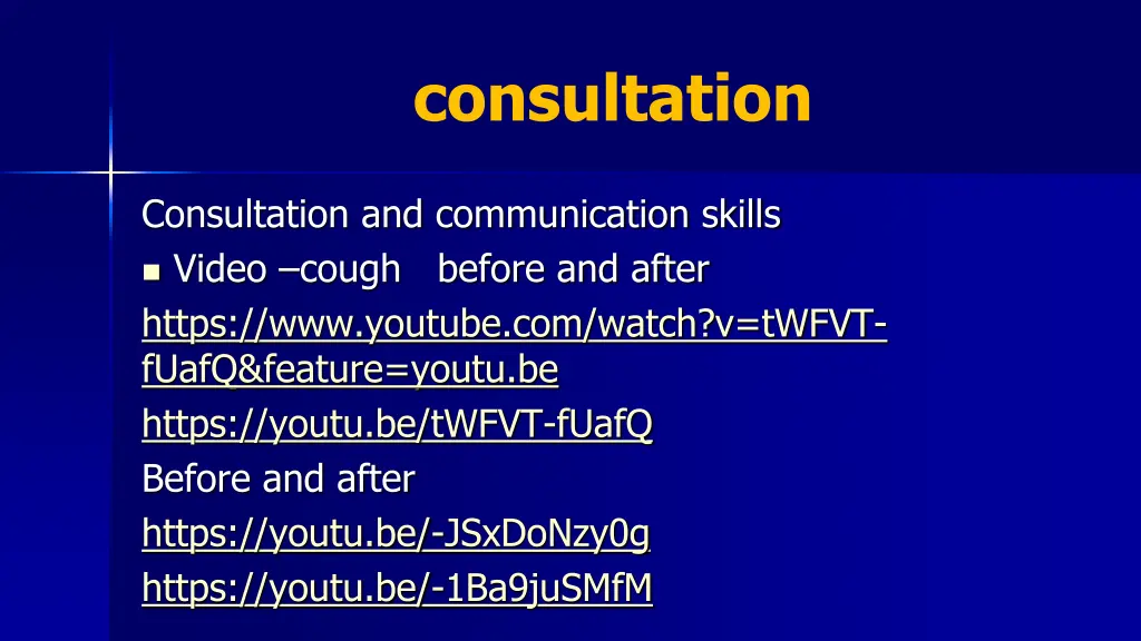 consultation