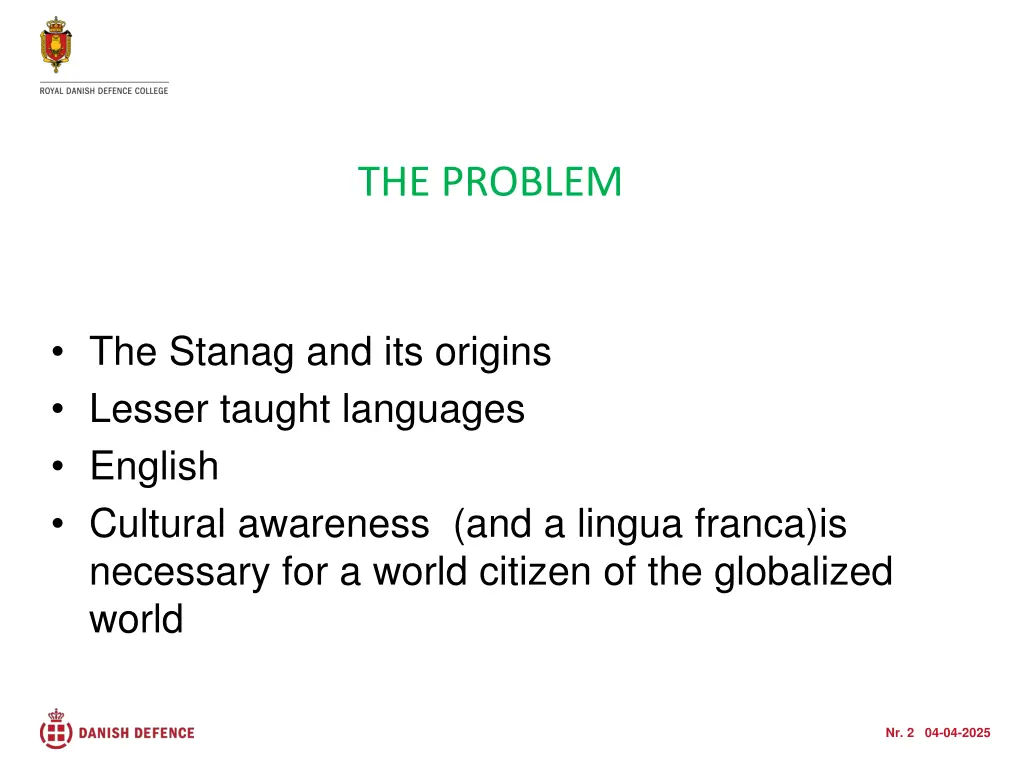 the problem