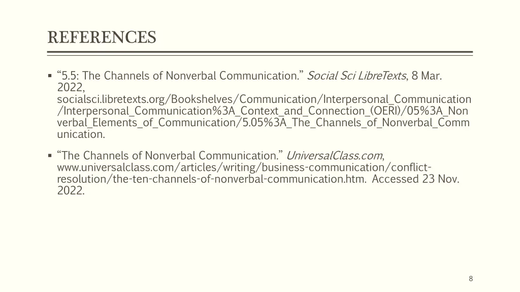 references