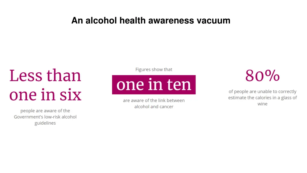 an alcohol health awareness vacuum