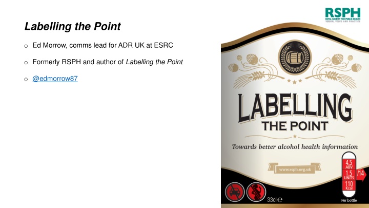 labelling the point