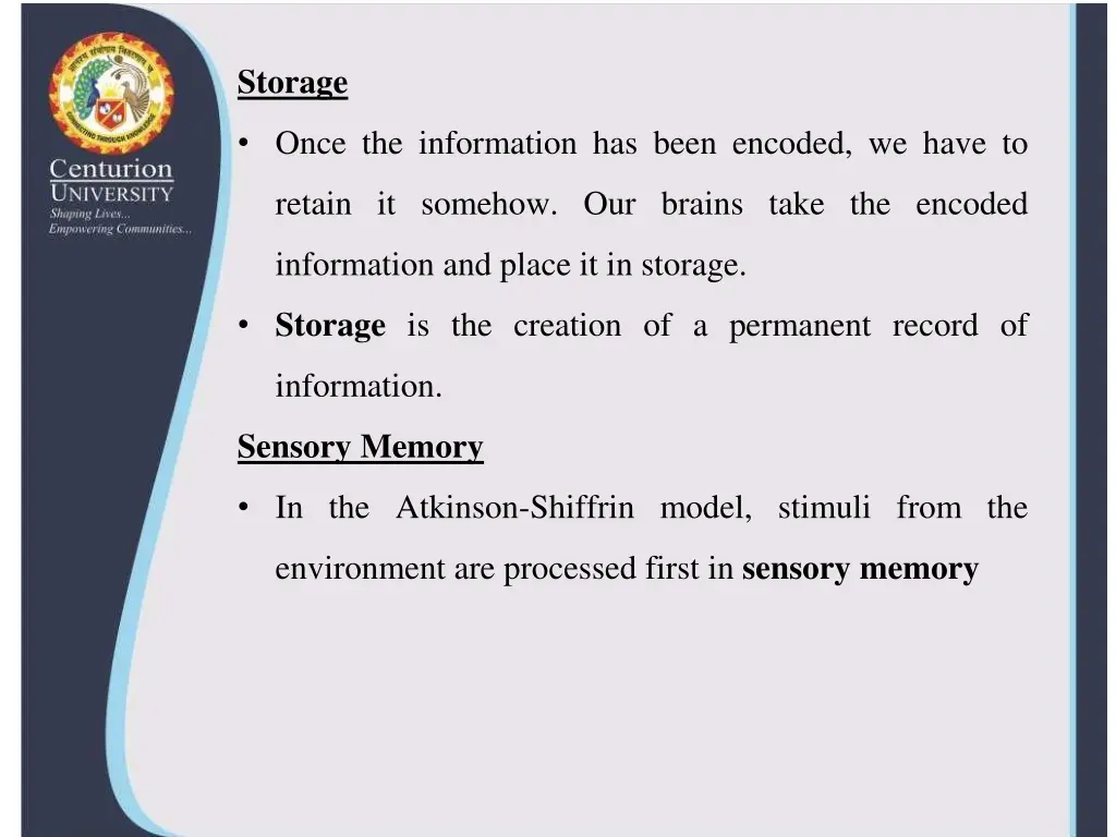 storage