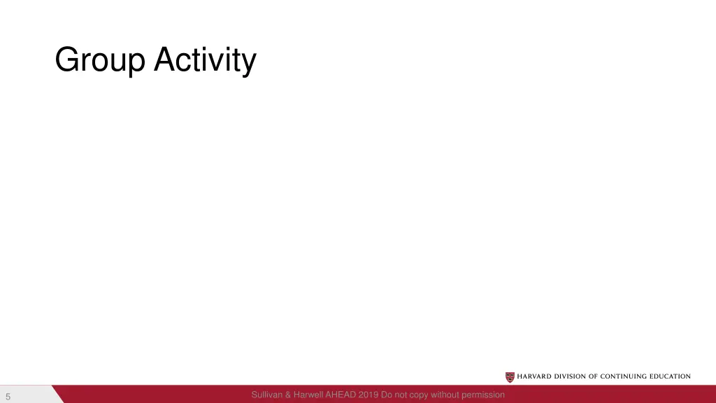 group activity