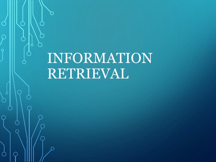 information retrieval