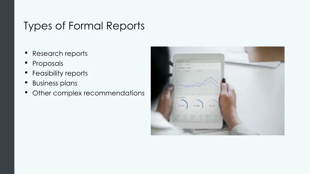 types of formal reports