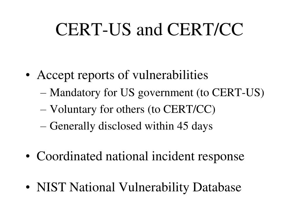 cert us and cert cc