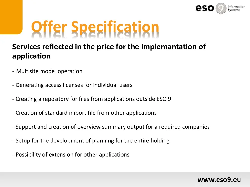 offer specification 2