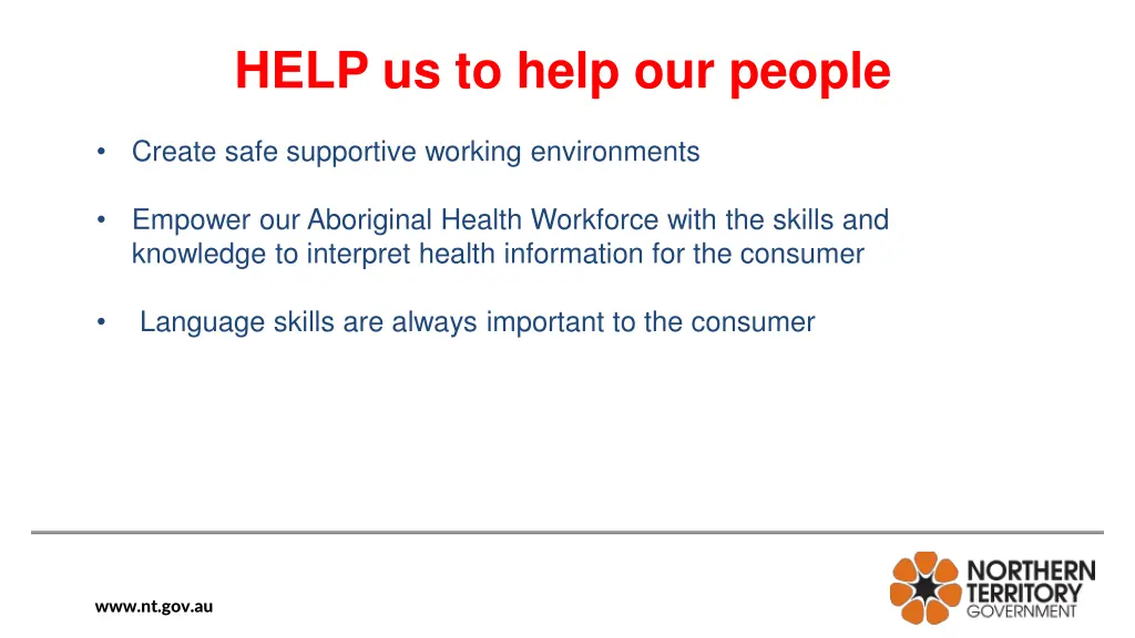 help us to help our people 1