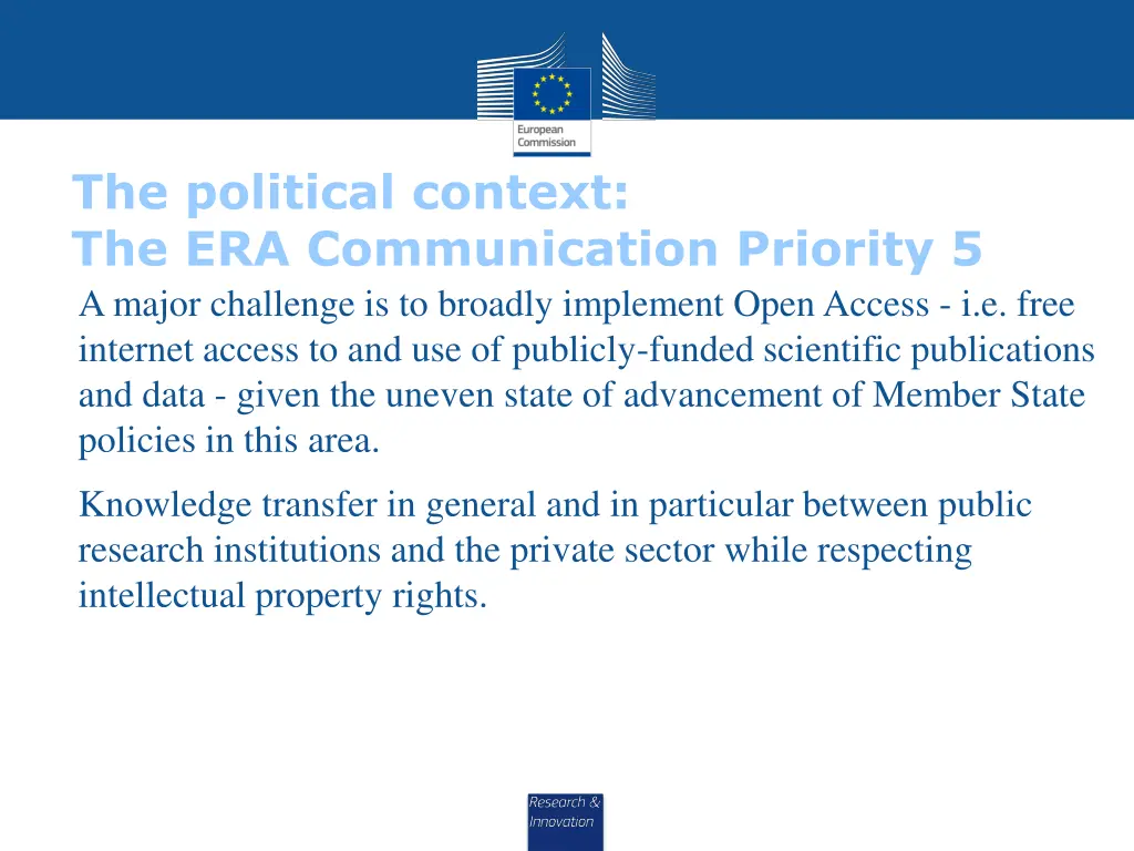 the political context the era communication