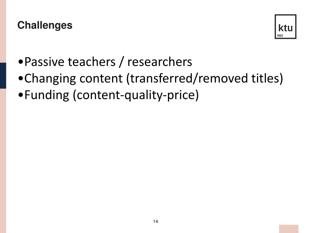 challenges