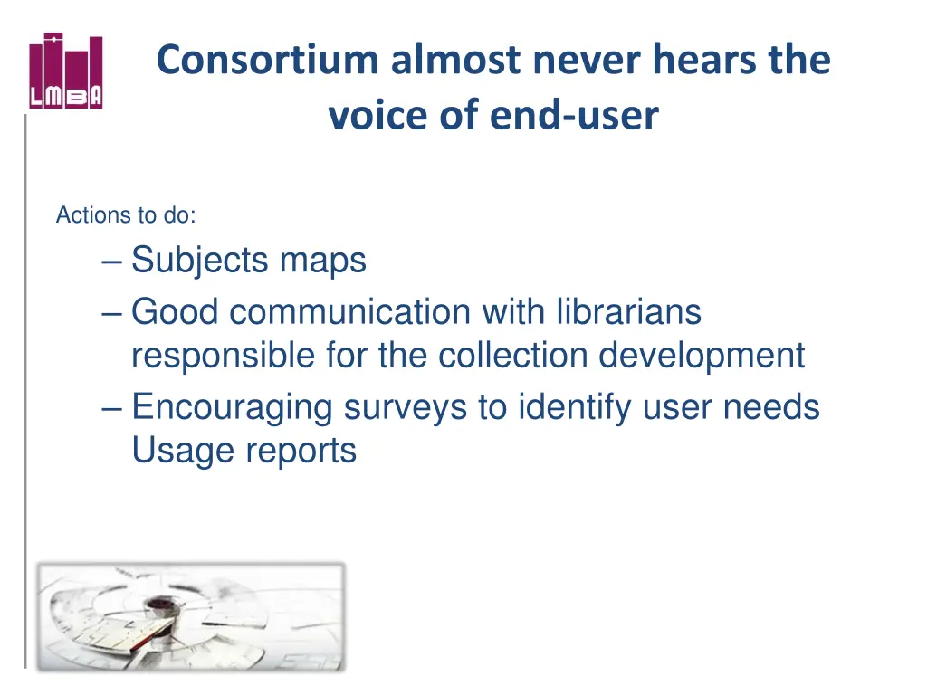 consortium almost never hears the voice
