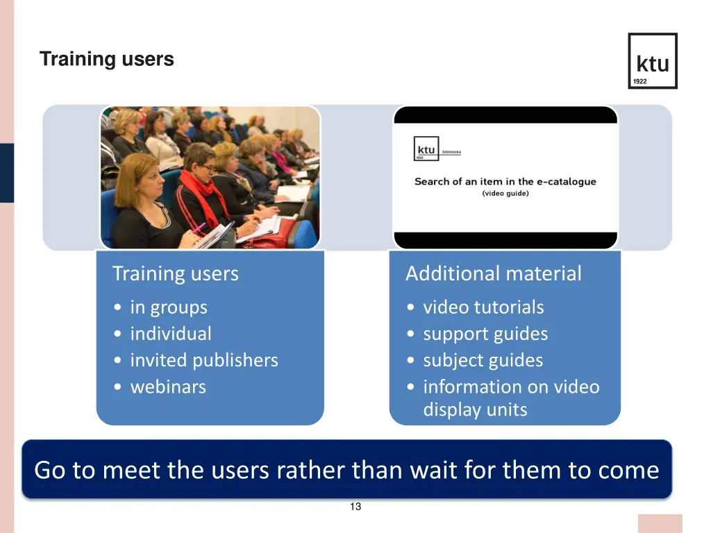 training users