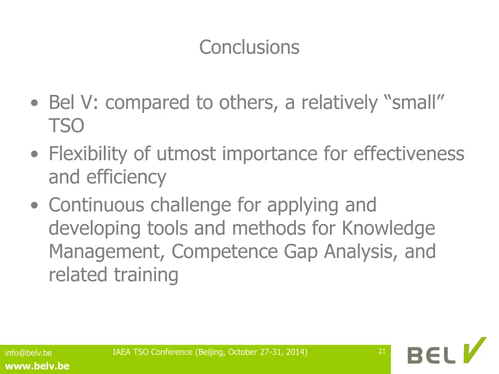 conclusions