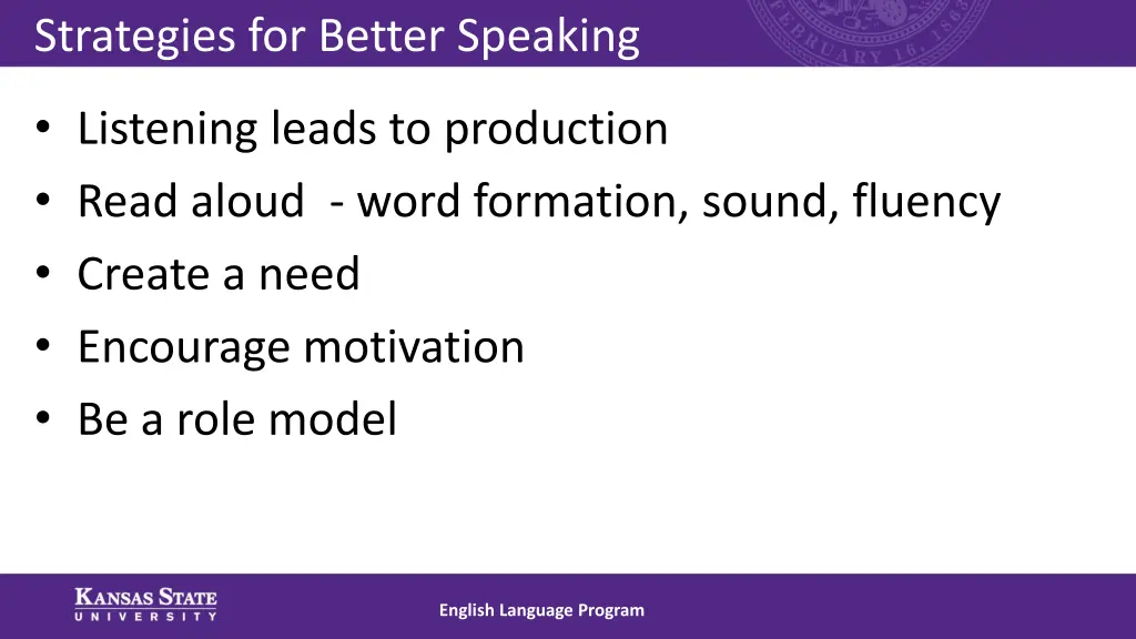 strategies for better speaking