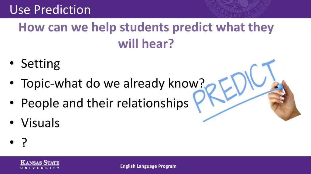 use prediction how can we help students predict