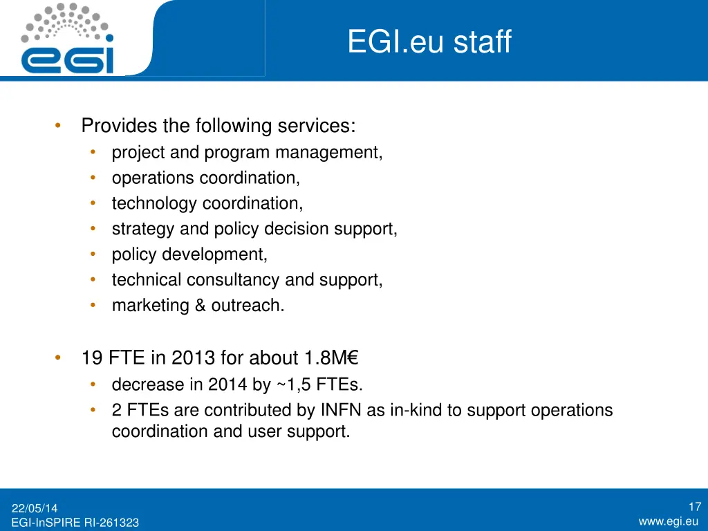 egi eu staff