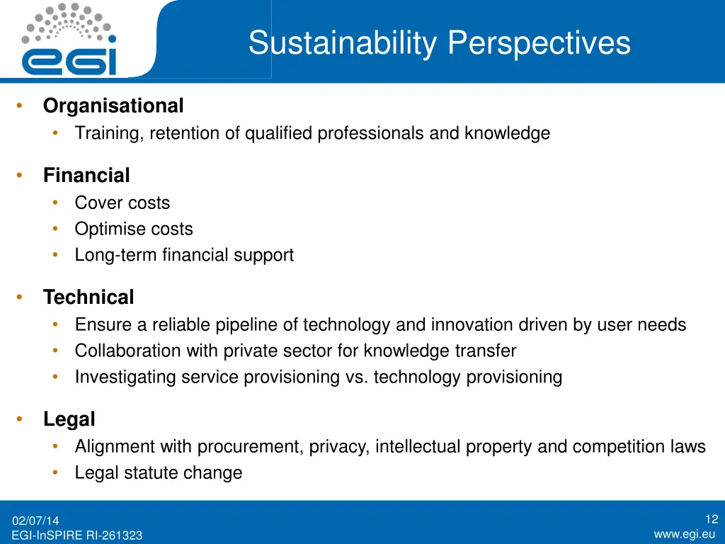 sustainability perspectives