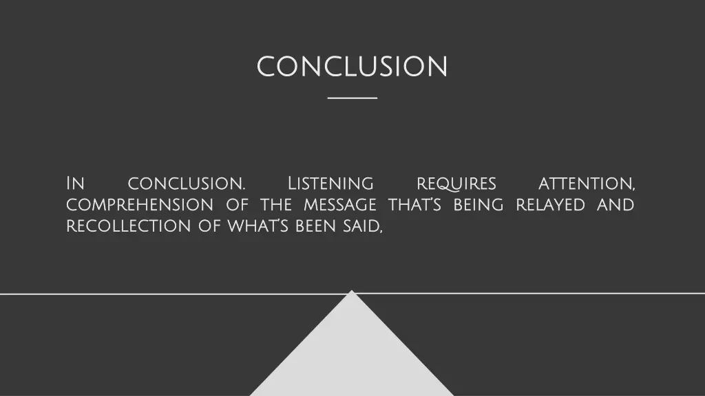 conclusion conclusion
