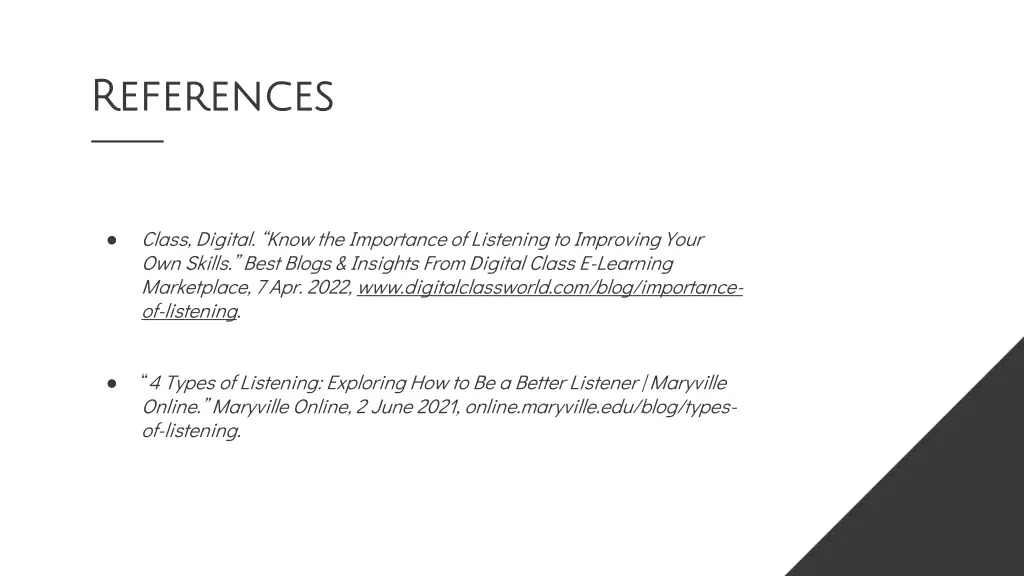 references references