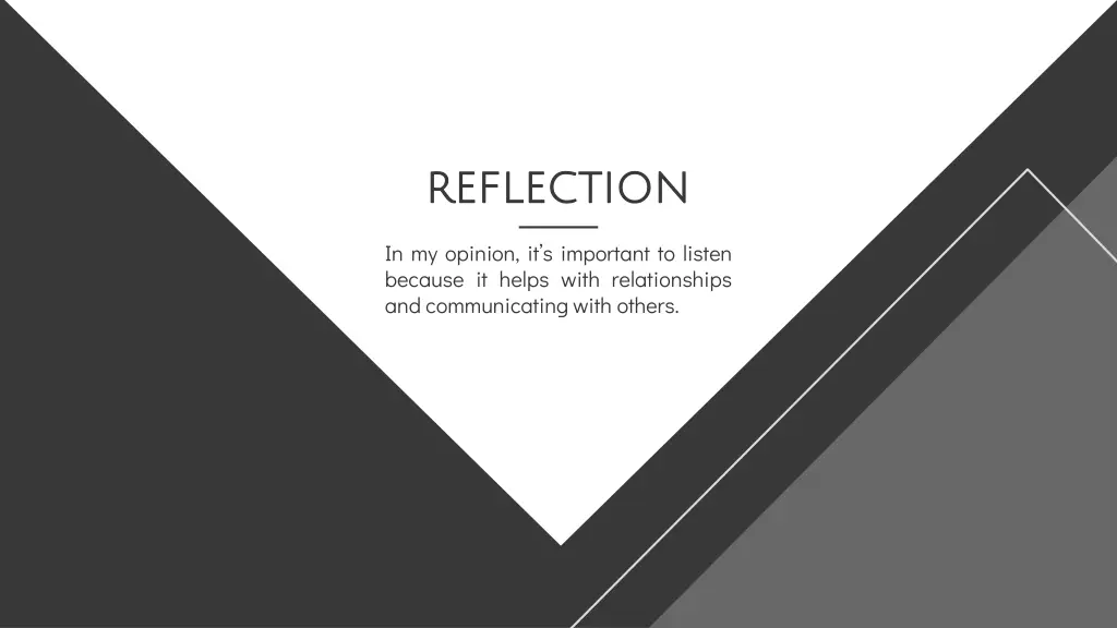 reflection reflection