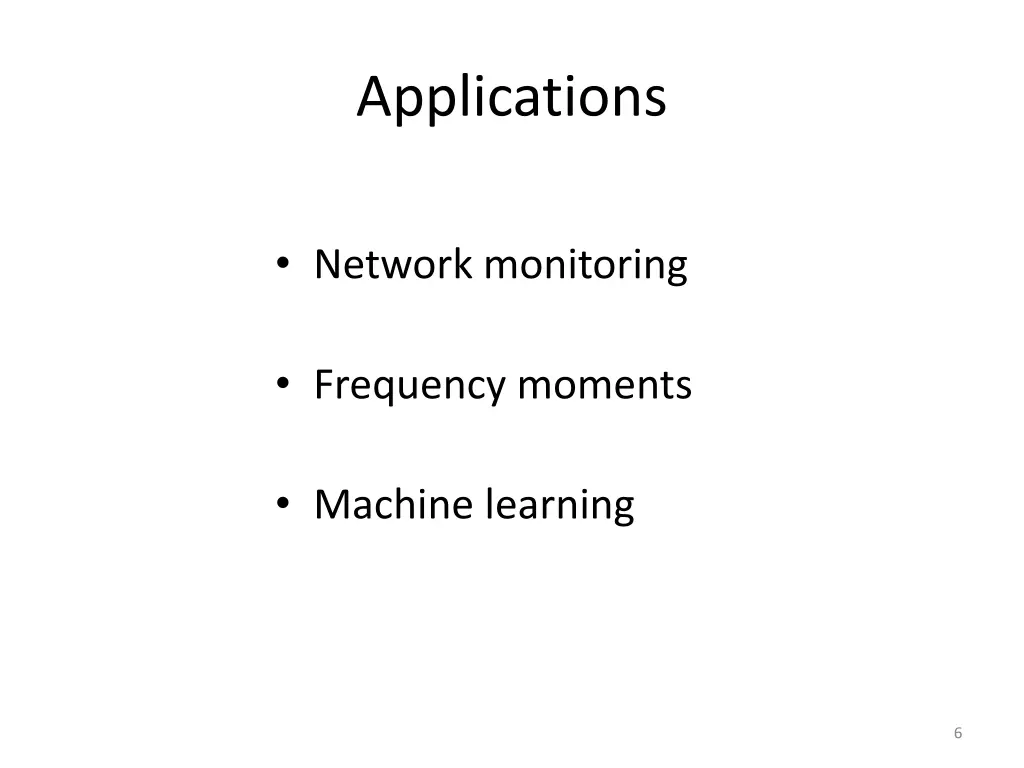 applications