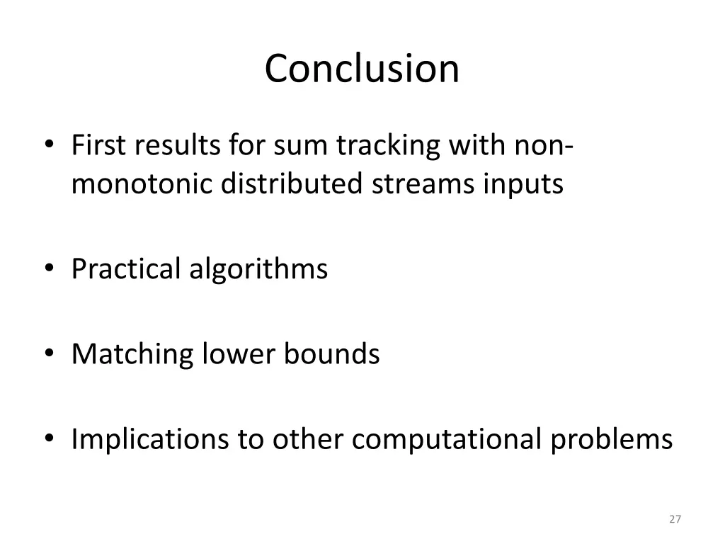 conclusion