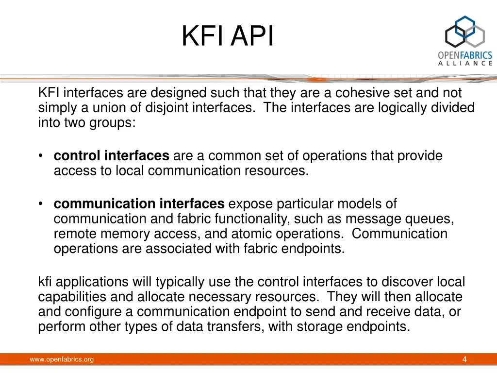 kfi api