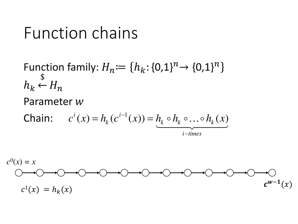 function chains