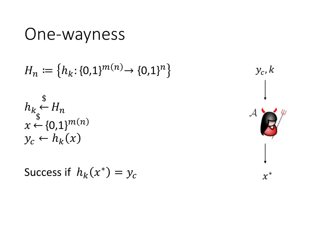 one wayness
