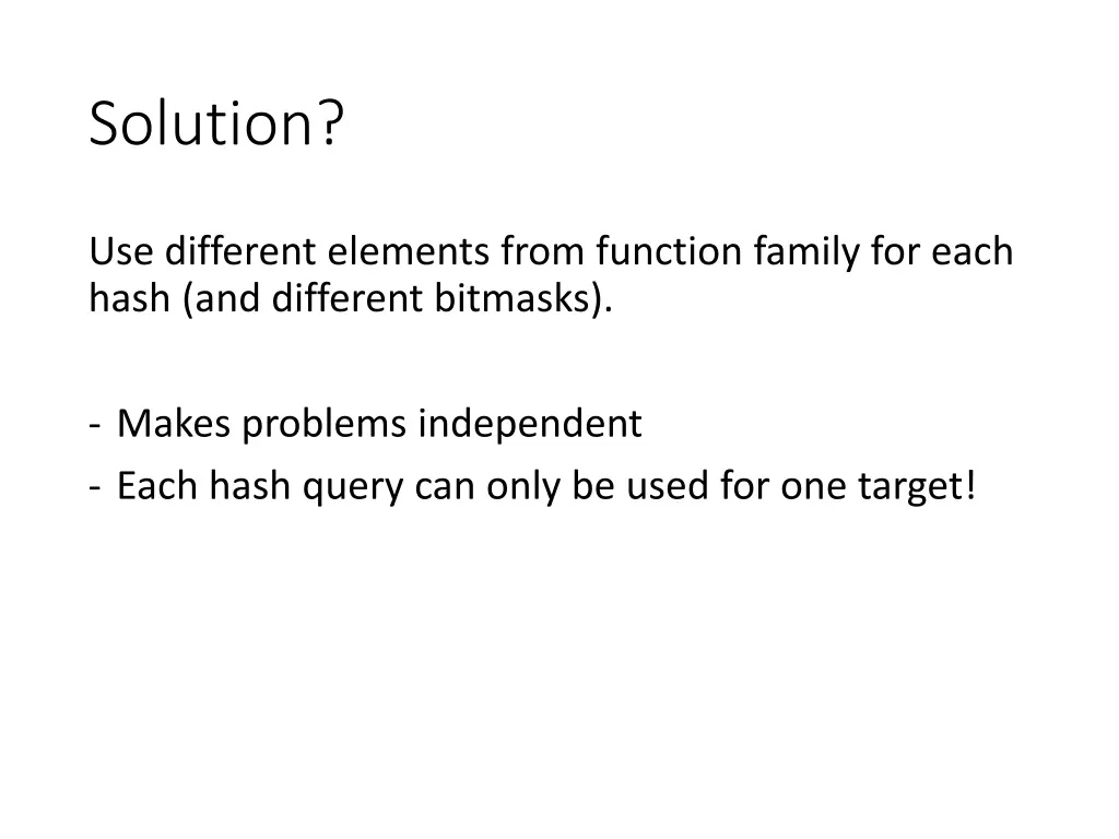 solution