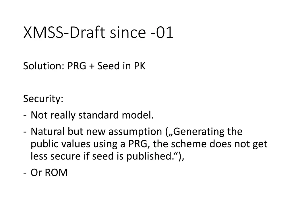 xmss draft since 01 1
