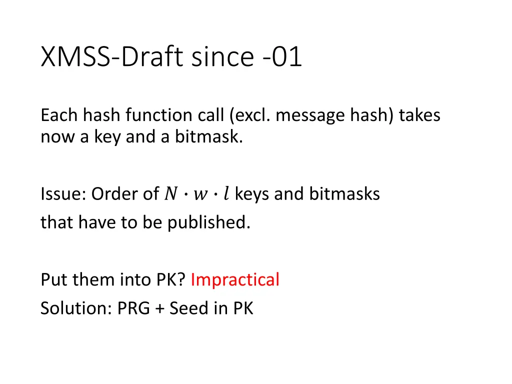 xmss draft since 01