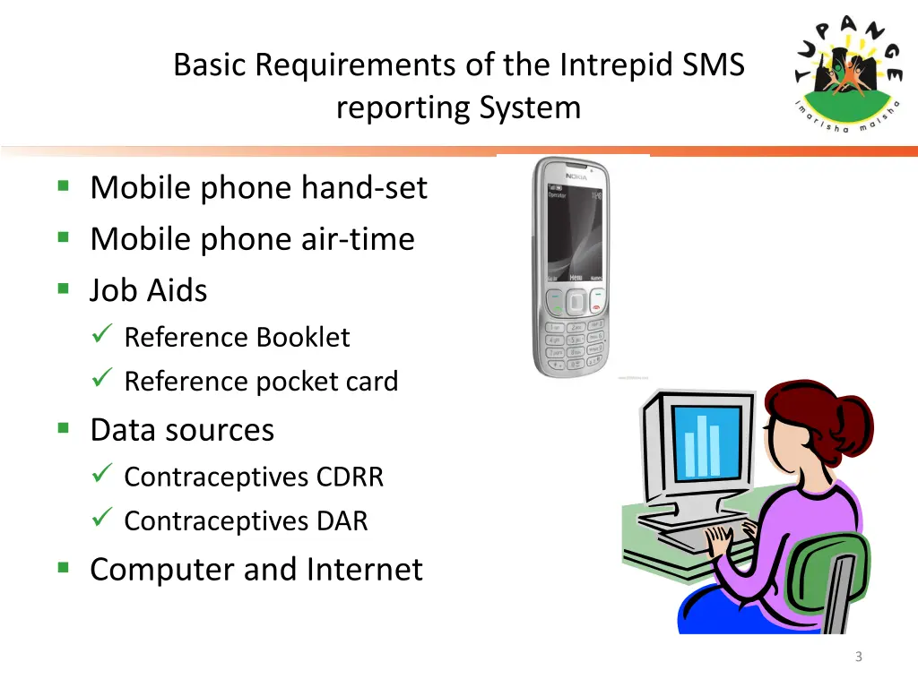 basic requirements of the intrepid sms reporting